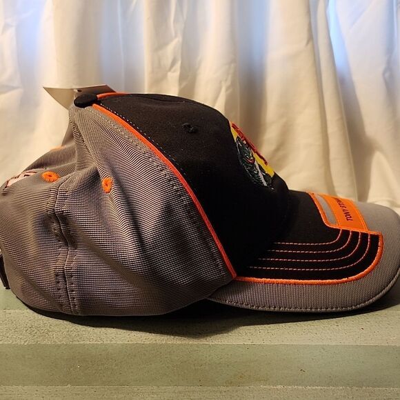 Nascar Bass Pro Shops Tony Stewart 14 Stretch Velcroback Hat - New - Picture 6 of 9